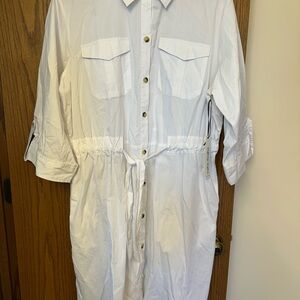 Eighty Eight Premium White Cotton Shirt